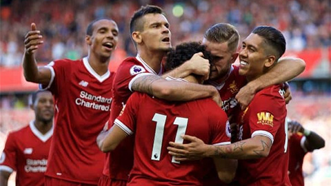 Liverpool đá sân nhà hay nhất 4 giải hàng đầu Anh
