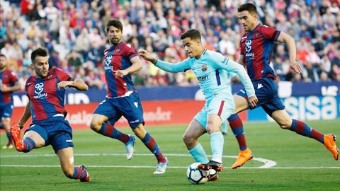 Dư âm Barca thua Levante: Cánh én cô đơn Coutinho