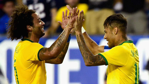 Marcelo kêu gọi Neymar tới Real Madrid