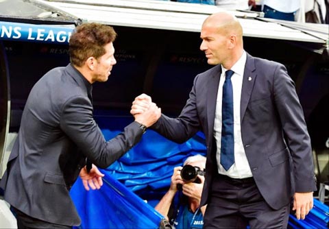 Zidane và Simeone đều cần Mediacoach  để cải thiện phong độ học trò