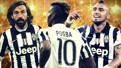 Đội hình hay nhất của Juventus thống trị Serie A suốt 7 năm qua