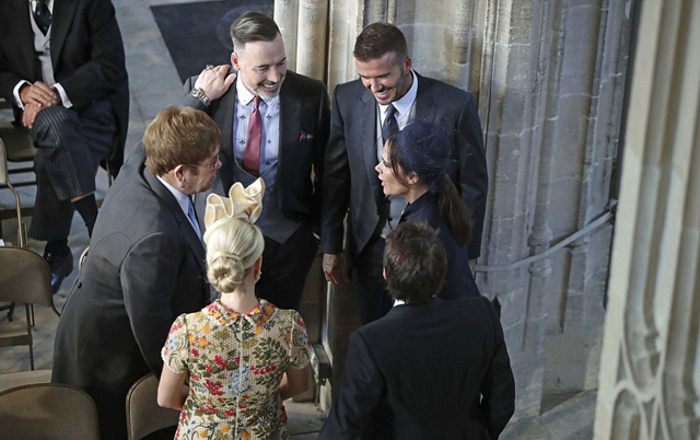 Vợ chồng Beckham cũng từng là khách mời danh dự trong đám cưới của Hoàng tử William và Công nương Kate Middleton vào năm 2011