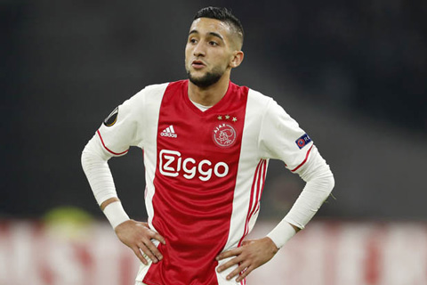 Ziyech là mục tiêu theo đuổi của nhiều đội bóng lớn ở châu Âu