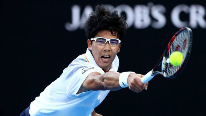 Chung Hyeon từng gây sốc khi loại Djokovic ở Australia Open đầu năm nay