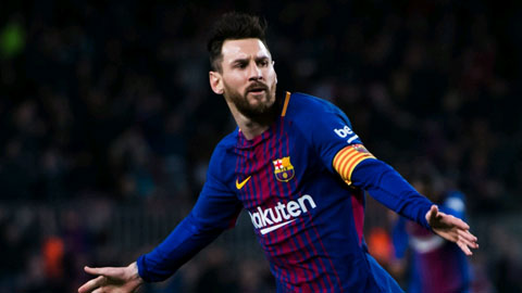 Messi xếp thứ 3 trong danh sách 100 VĐV nổi tiếng thế giới của ESPN