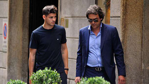 Morata và người đại diện đàm phán với Juventus