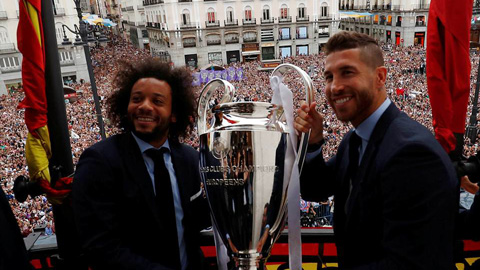 Biển người chào đón Real mang cúp Champions League thứ 13 về Madrid