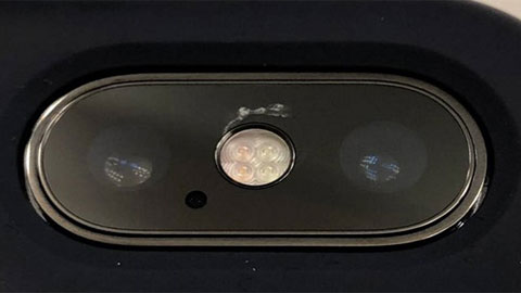 iPhone X bị nứt kính camera không rõ lý do