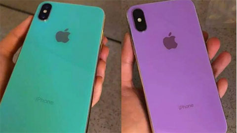 iPhone X Plus sẽ có phiên bản màu xanh và tím