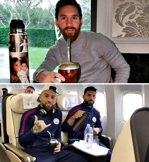 Messi và đồng đội rất “nghiện” trà Yerba Mate