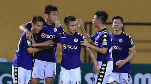 Thắng dễ Sanna Khánh Hòa, Hà Nội FC sớm vô địch lượt đi