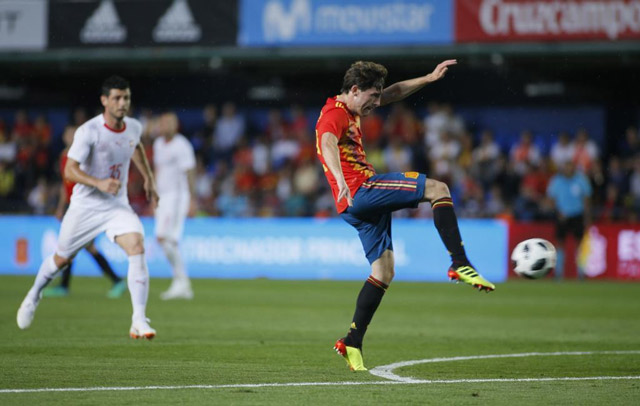 Bàn thắng duy nhất của Tây Ban Nha được ghi do công một hậu vệ dự bị