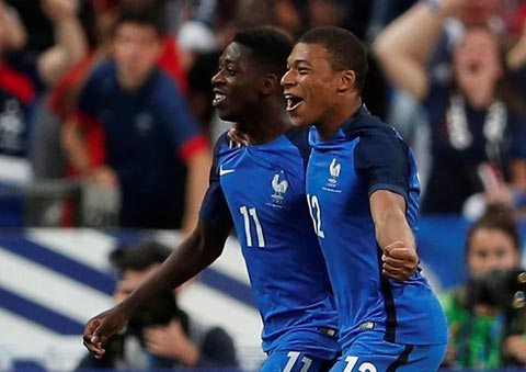 Tập thể trẻ ĐT Pháp đang khát khao lập thành tích tại World Cup 2018