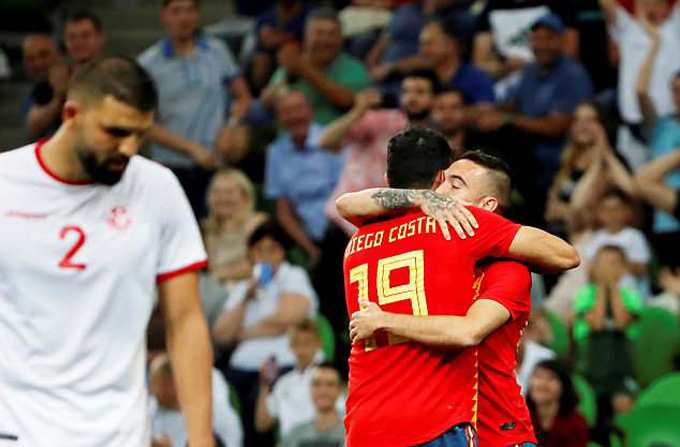 Costa và Aspas phối hợp ghi bàn duy nhất của trận đấu
