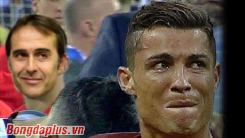 Ảnh chế: Ronaldo ra đường vì Lopetegui