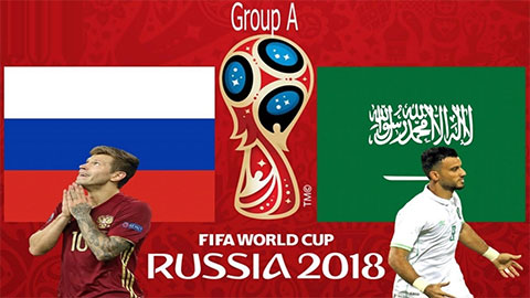 Lịch thi đấu World Cup 2018 ngày 14/6