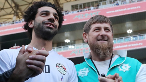 Salah trở thành công dân danh dự ở Chechnya