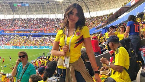 Em gái James Rodriguez tới World Cup cổ vũ cho... Asensio
