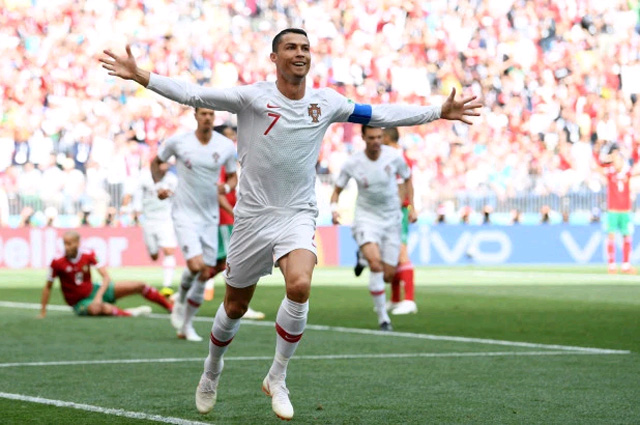 Bồ Đào Nha đã ghi 4 bàn ở World Cup 2018, và tất cả đều thuộc quyền sở hữu của Ronaldo