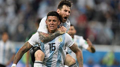 Kết quả World Cup ngày 27/6: Argentina lách qua khe cửa hẹp