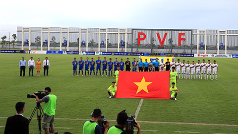 VCK U17 QG - Cúp Thái Sơn Nam 2018 đã chính thức khai mạc từ ngày 27/6 tại Trung tâm đào tạo bóng đá trẻ PVF tại huyện Văn Giang, Hưng Yên