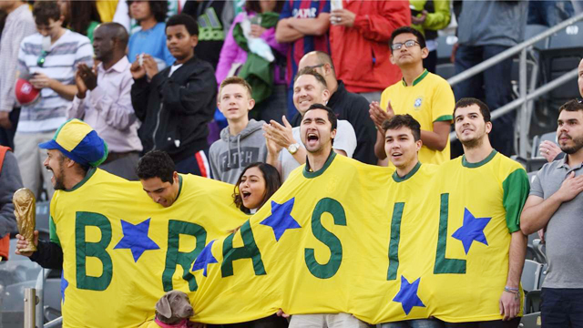 Các CĐV của Colombia, Brazil, Argentina và Uruguay đã biến nước Nga thành ngày hội bóng đá thật sự