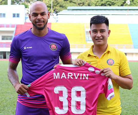 Cựu tiền đạo đội tuyển Bỉ Marvin Ogunjimi được kỳ vọng sẽ giúp Sài Gòn FC lột xác ở giai đoạn lượt về 