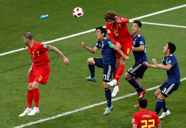 Nhật Bản chịu nhiều thua thiệt về tầm vóc so với các đối thủ tại World Cup 2018