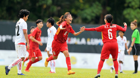 Giải vô địch bóng đá nữ Đông Nam Á 2018 - bảng B: Việt Nam thắng đậm ở trận ra quân