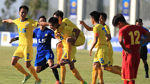 SLNA gặp Viettel  ở chung kết U17 QG - cúp Thái Sơn Nam 2018