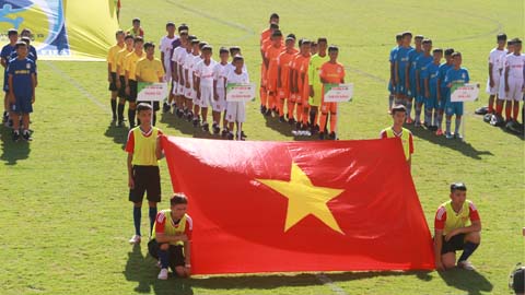 Khai mạc VCK giải U13 QG - Cúp VPP Hồng Hà 2018