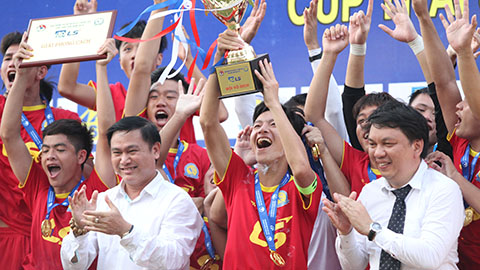 Thắng thuyết phục SLNA, Viettel vô địch VCK U17 QG - Cúp Thái Sơn Nam 2018