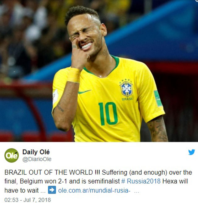 tờ Ole nhấn mạnh Brazil 