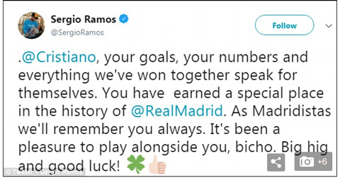 Ramos viết 