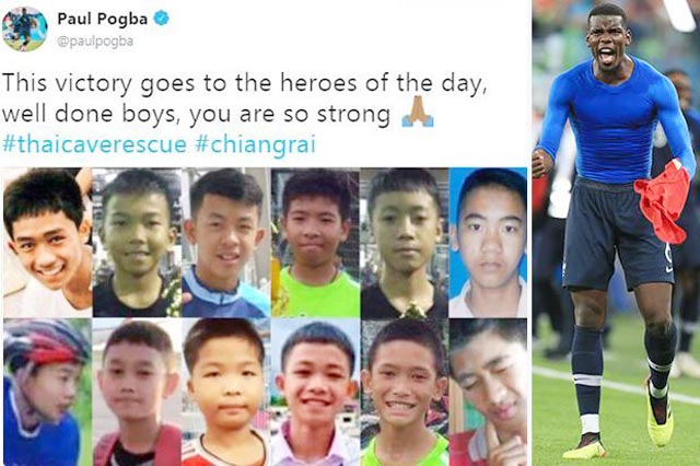 Pogba dành tặng chiến thắng ở bán kết World Cup 2018 cho những người hùng thiếu niên