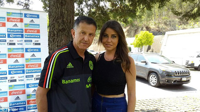 Bức ảnh Osorio và cô bồ Zacarias chụp cùng nhau trong năm 2016