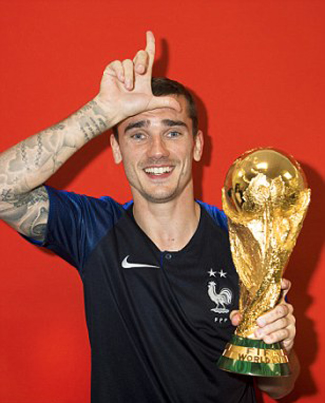 Griezmann có 4 bàn thắng, đứng thứ 2 trong danh sách ghi bàn