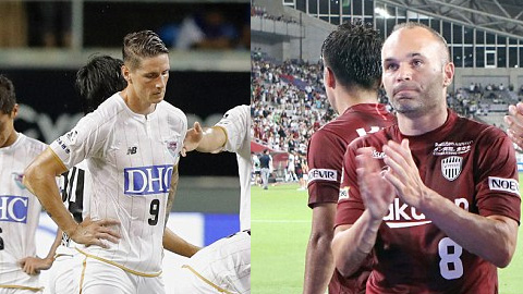 Iniesta và Torres cùng thua trong ngày ra mắt J-League