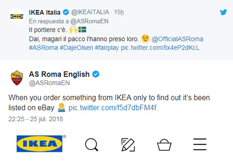 Roma đáp trả IKEA