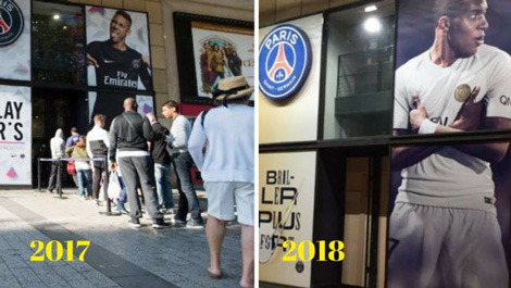 Từ mùa 2018/19, Mbappe sẽ chuyển sang khoác áo số 7 tại PSG