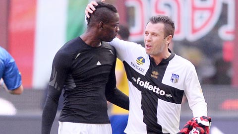 Balotelli và Cassano tái ngộ ở Parma?