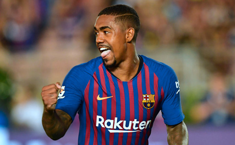 Sự xuất hiện của Malcom giúp hàng công Barca có thêm sự đột biến ở biên