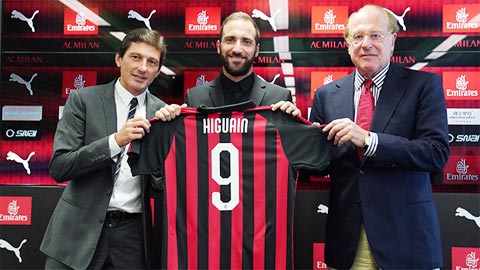 Higuain, người giải lời nguyền số 9 ở Milan