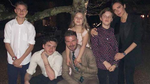 Gia đình Beckham mắc kẹt tại Indonesia vì động đất