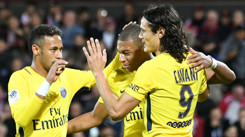 Bộ ba M-C-N của PSG sẽ phải cạnh tranh gay gắt danh hiệu Vua phá lưới với các tên tuổi còn lại