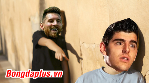 Ảnh chế: Messi tìm lại thói quen hành hạ Courtois