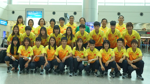 ĐT nữ Việt Nam đã có mặt tại Indonesia