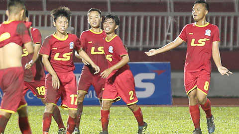VCK U15 QG: Sài Gòn FC thắng trận, SLNA bị cầm chân