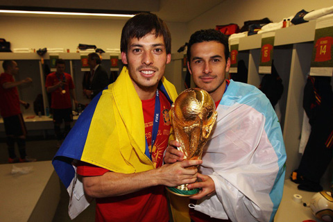 Silva vô địch World Cup 2010 cùng ĐT Tây Ban Nha