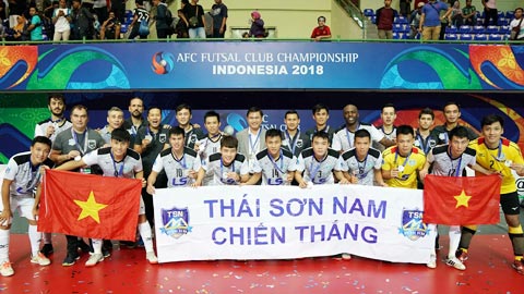 AFC gửi thư chúc mừng CLB Thái Sơn Nam